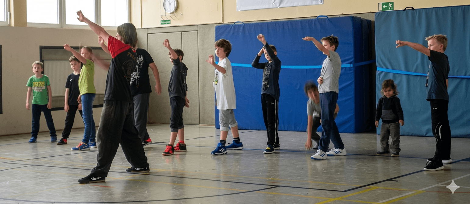 Shaolin-Training für Vorschulkinder